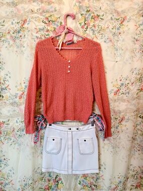 RM Richard’s Company Vintage White Mini Skirt XS